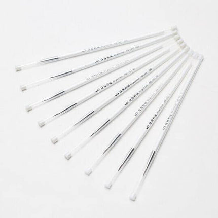 Set of 3 White Art Paint Brushes - wnkrs