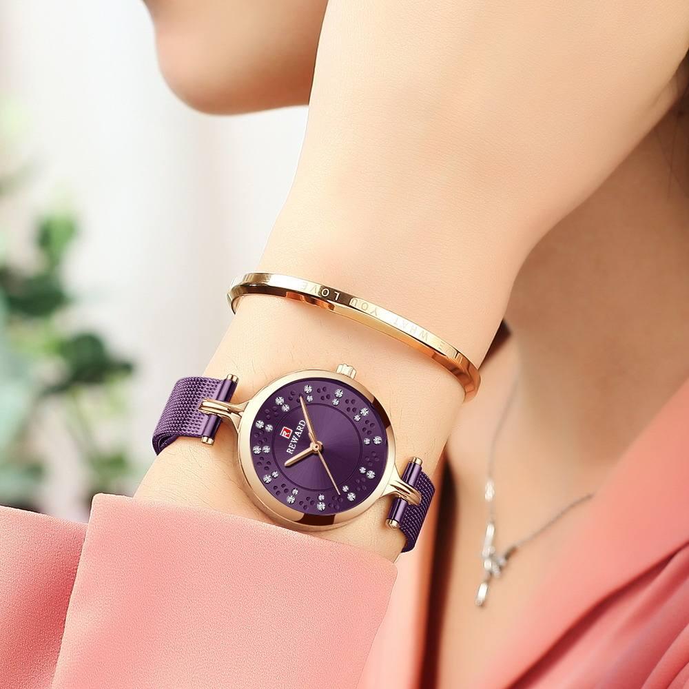 Women's Fashion Mesh Band Watch