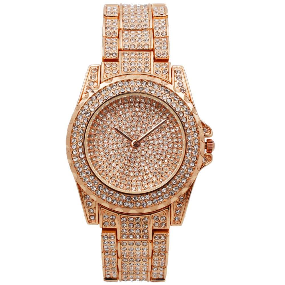 Queen of Diamonds Solid Rhinestone Watches