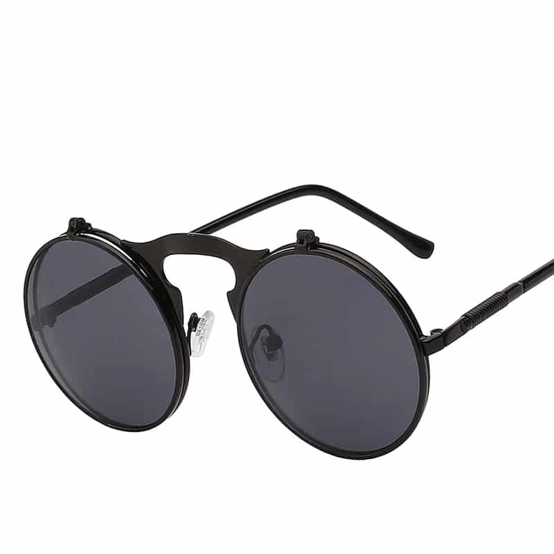 Steampunk Round Sunglasses for Men