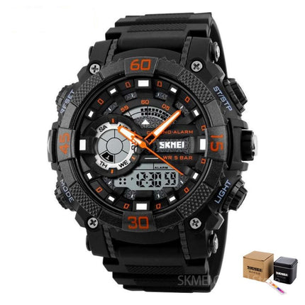 Fashion Sports Quartz Watches With Dual Display for Men - wnkrs