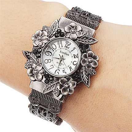 Retro Flowers Solid Steel Watches - wnkrs