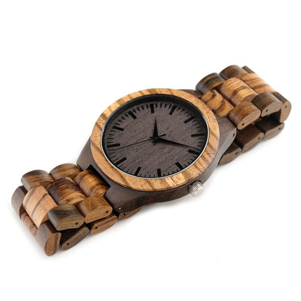 Men's Vintage Style Wooden Wristwatch - wnkrs