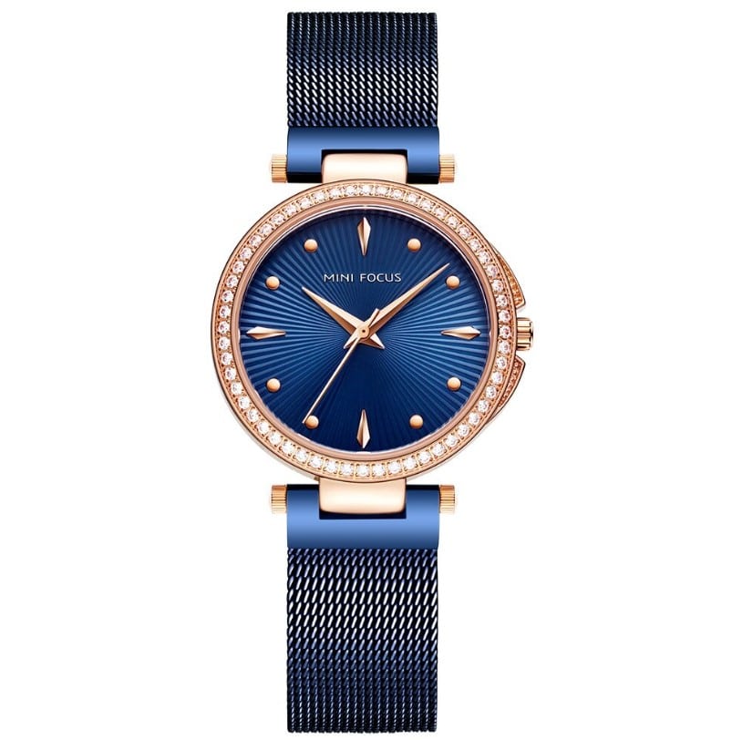 Women's Fashion Crystal Dial Watch
