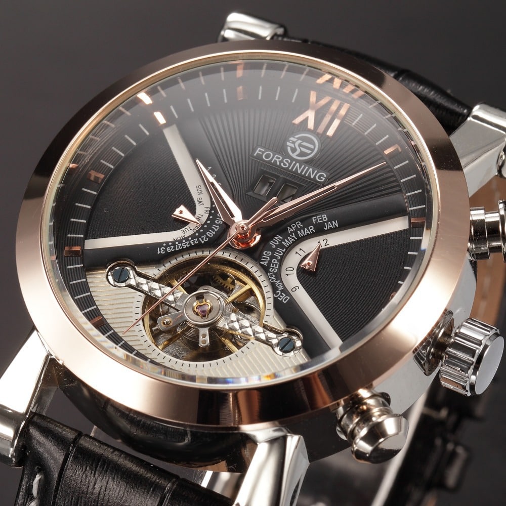 Men's Flywheel Mechanical Watch