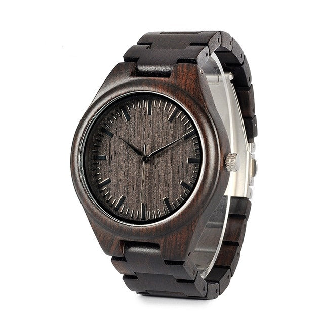 Luxury Quartz Ebony Men's Watch