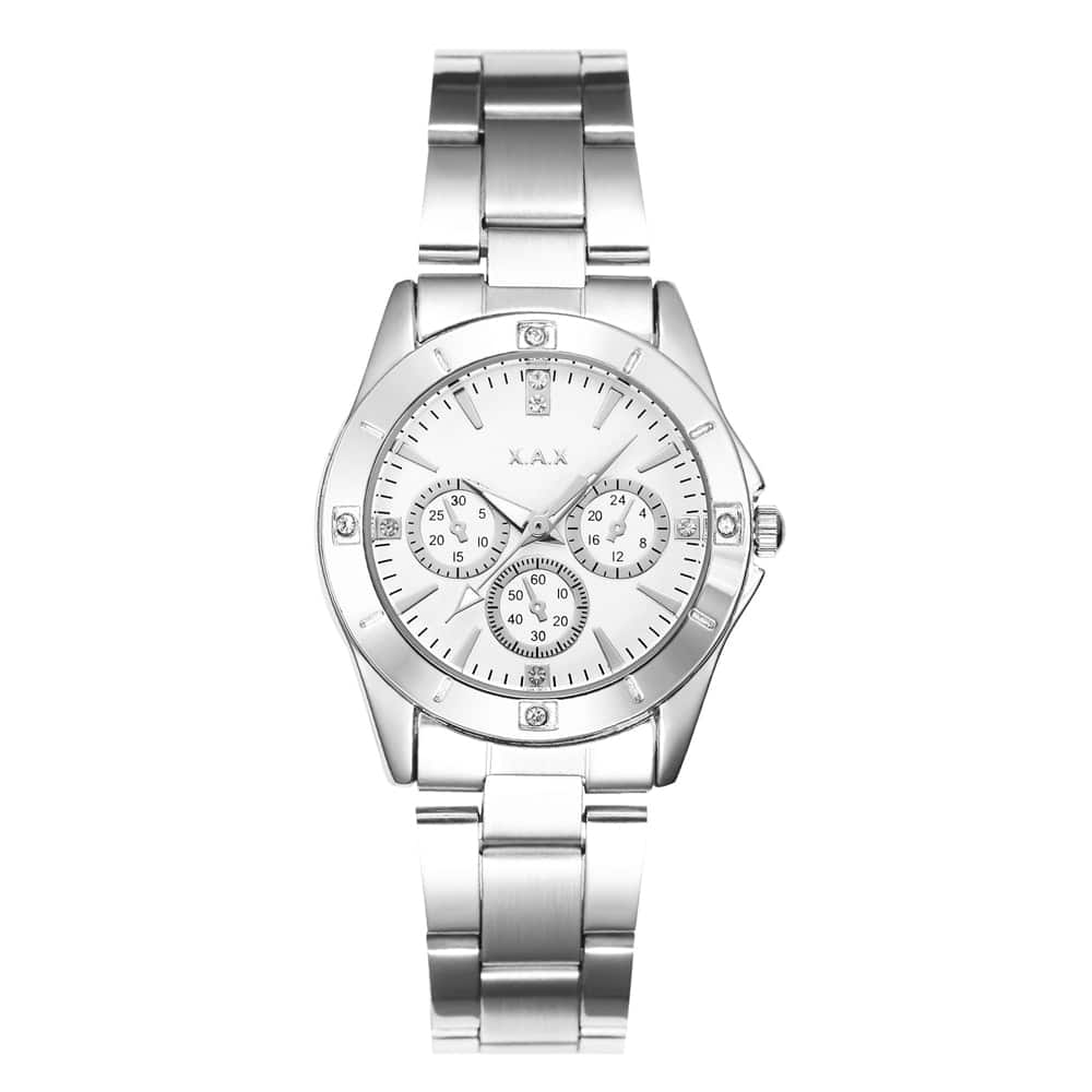 Petite Round Bracelet Watch, Pale or Pink Dial