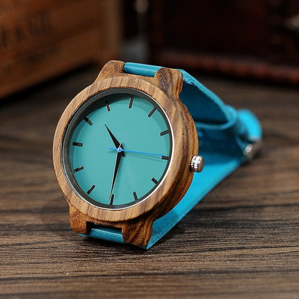Men's Blue Leather Watch - wnkrs