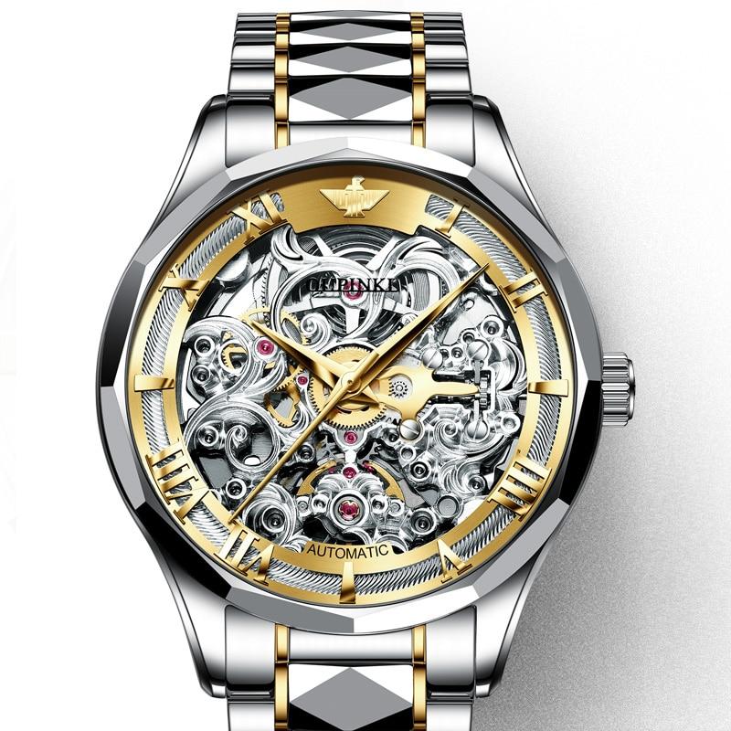 Men's Automatic Mechanical Skeleton Watch