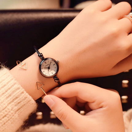 Women's Round Dial Bangle Bracelet Watches - wnkrs