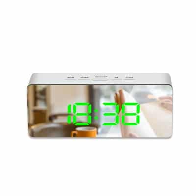 Square Mirror Alarm Clock - wnkrs
