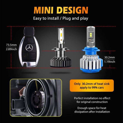 Car LED Headlight Bulbs 2 pcs Set - wnkrs