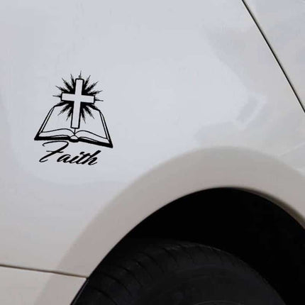 Faith Car Sticker - wnkrs