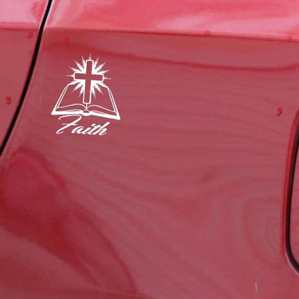 Faith Car Sticker - wnkrs