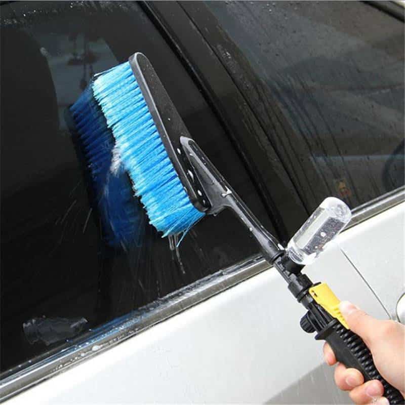 Retractable Water Flow Car Cleaning Brush