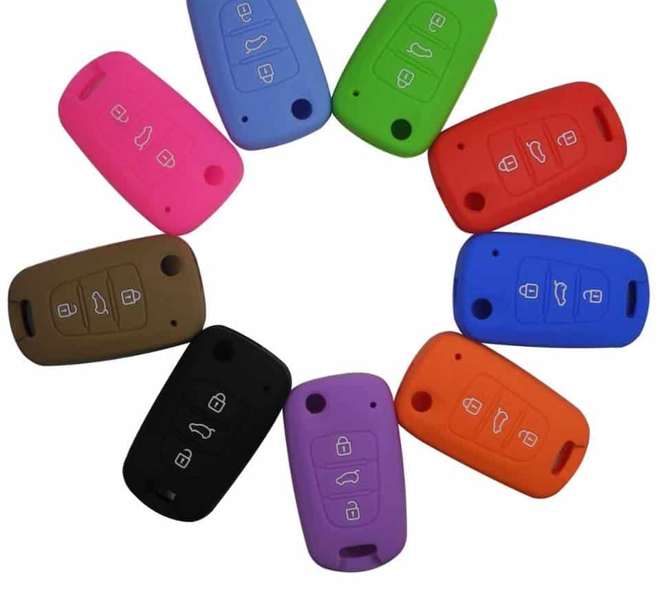 Silicone Car Key Cover For Kia and Hyundai