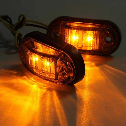 Universal Oval Trailer Side Lights Set - wnkrs