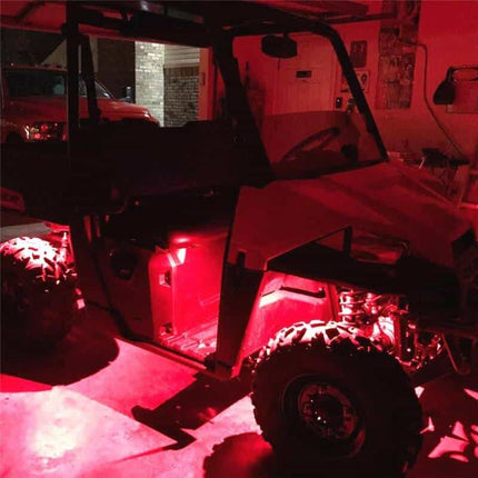 Universal Red LED Car Lights 4 pcs Set - wnkrs