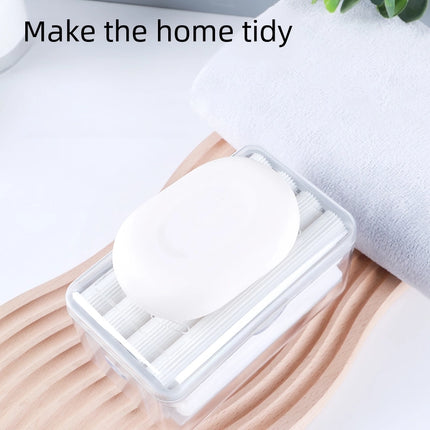 Roller Type Soap Dish Holder for Bathroom with Drainage and Storage