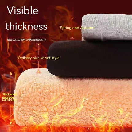 Suéter de hombre cálido de forro polar bereber, grueso y con forro polar.