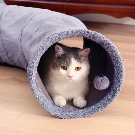 Foldable Cat Play Tunnel