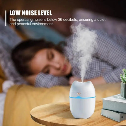 Humidificateur de voiture compact ultra-silencieux avec grande capacité et fonction d'aromathérapie