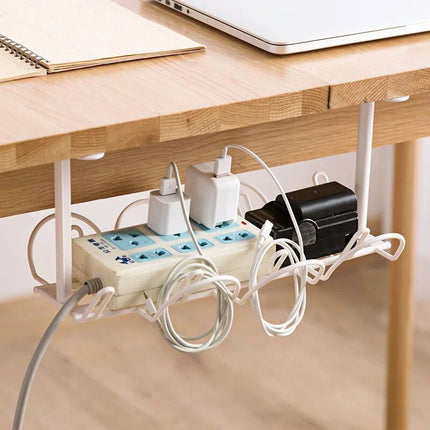 Multi-Functional Desk Organizer with Cable Management and Storage Rack - Wnkrs