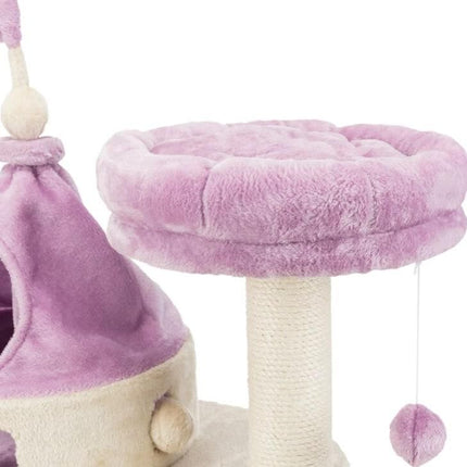 Deluxe Plush & Sisal Cat Tree House - Wnkrs