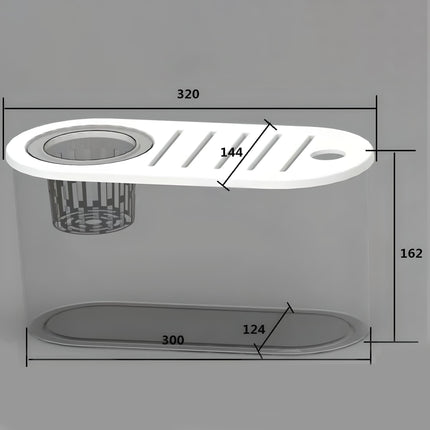 Réservoir en plastique transparent pour poissons rouges