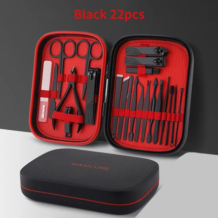 Premium Stainless Steel Nail Care Set - Wnkrs