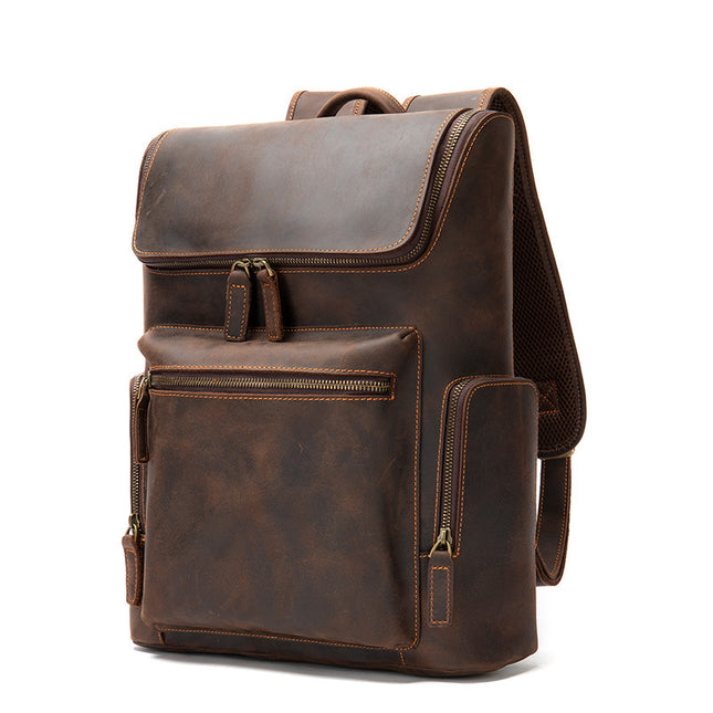 Mochila vintage para hombre, para actividades al aire libre, ocio y viajes