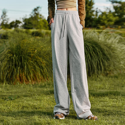 Pantalon décontracté à jambes larges polyvalent pour femmes