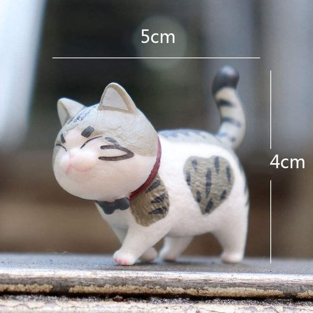 Anime Kitty Car Ornament: Mini Cat Dashboard & Mirror Decor - Wnkrs