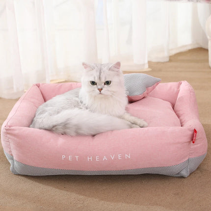 Cama acogedora para perros y gatos para todas las estaciones