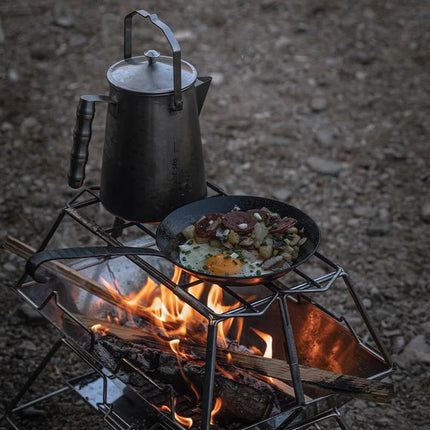 Ensemble de barbecue pliable et portable en acier inoxydable