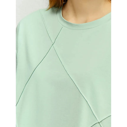 Camiseta básica informal minimalista para mujer