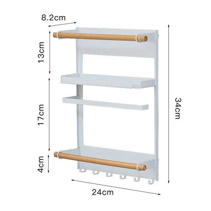 Magnet Fridge Shelf Magnetic Paper Towel Holder - Wnkrs