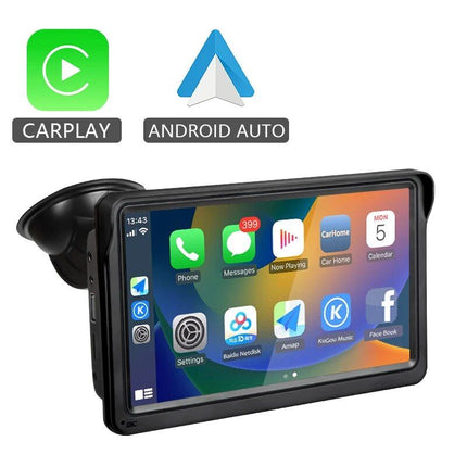 7-inch Touch Screen Car Multimedia Video Player with CarPlay & Android Auto - Wnkrs