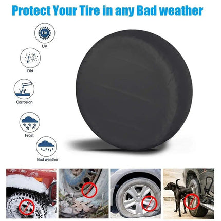 Weatherproof 210D Oxford Cloth Car Tire Covers - UV Protection, Dustproof Wheel Guards - Wnkrs