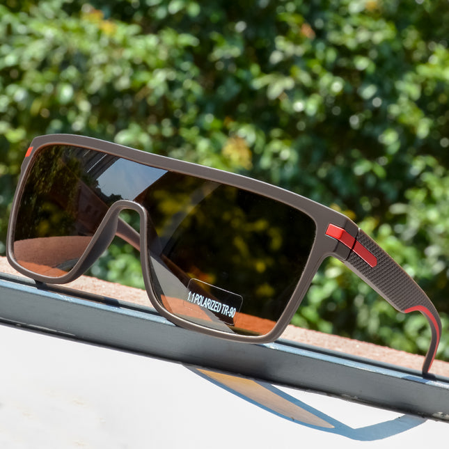 Lunettes de soleil carrées polarisées