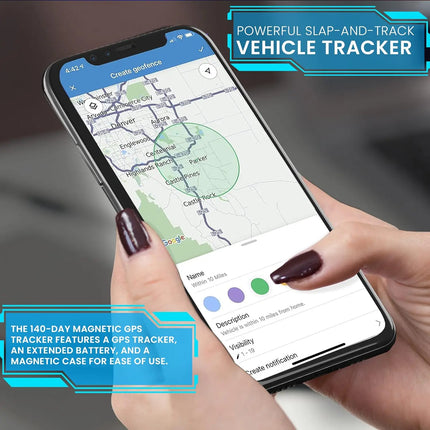 Traceur GPS de voiture longue durée avec boîtier étanche magnétique et couverture 4G