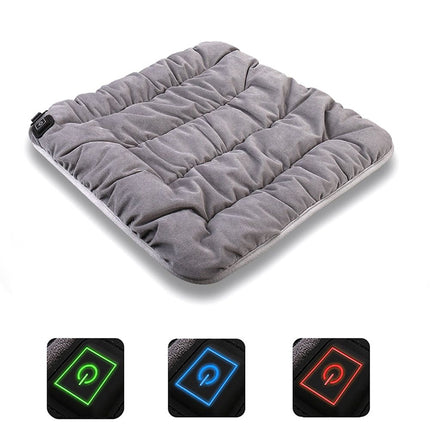 3-Level Adjustable Electric Heating Pad - Comfortable Body Warmer for Chair and Car - Wnkrs