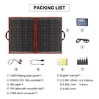 100W Solar Panel Set