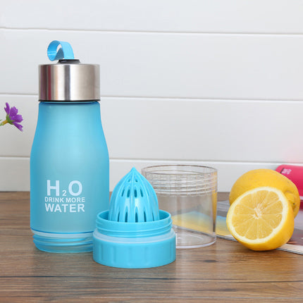 Bouteille d'eau portable avec infuseur de fruits de 650 ml