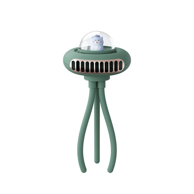 Rechargeable Portable Fan with Flexible Silicone Bracket