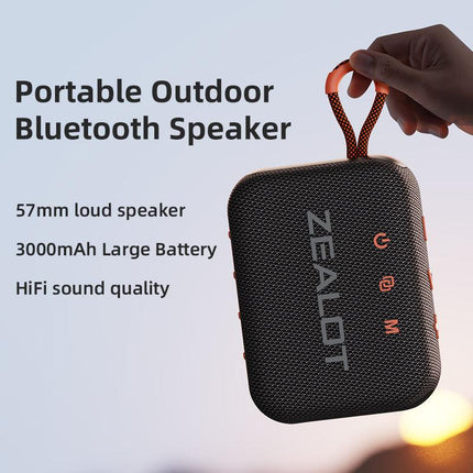 Enceinte Bluetooth portable, double pilote, étanche, stéréo sans fil