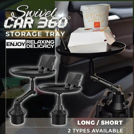 360° Swivel Car Storage Tray with Phone Slot - Wnkrs