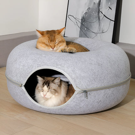 Lit et tunnel pour chat Donut