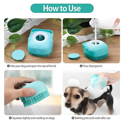 Pet Shampoo Massager Brush - Wnkrs