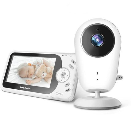 Wireless 4.3" Video Baby Monitor with Night Vision, Intercom, and Temperature Sensor - Wnkrs